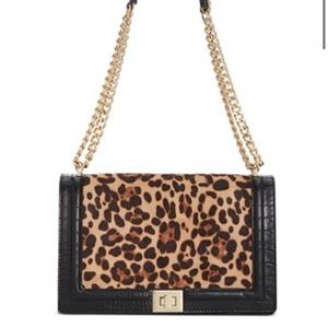 Ajae Leopard Flap Crossbody